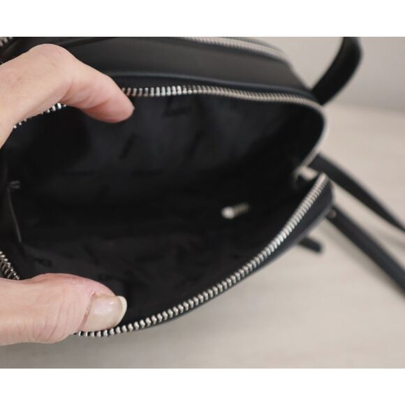 DKNY R52EZL37-BSV Black O/S PU Leather Naria DZ Top Handle/Crossbody Bag - Picture 9 of 16